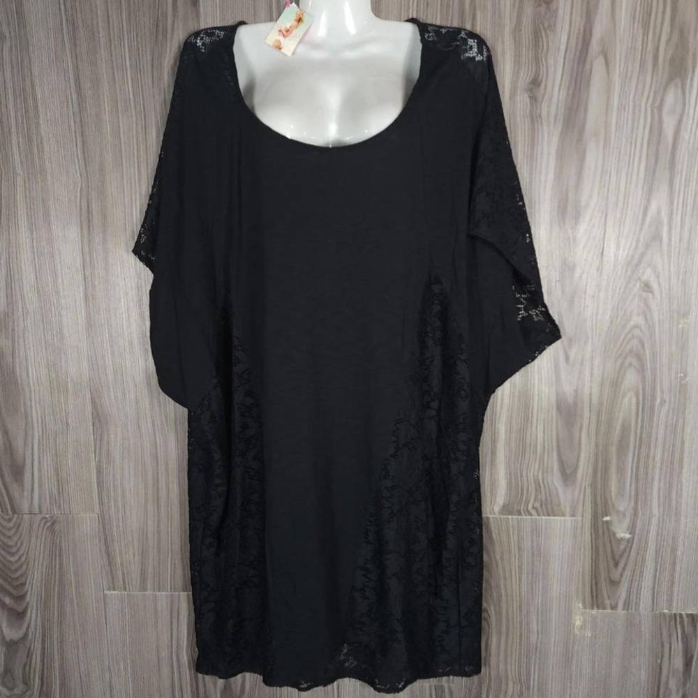 Victoria's Secret Beach Sexy Black Lace Cover Up Dress XS/S M/L‎ 10854796